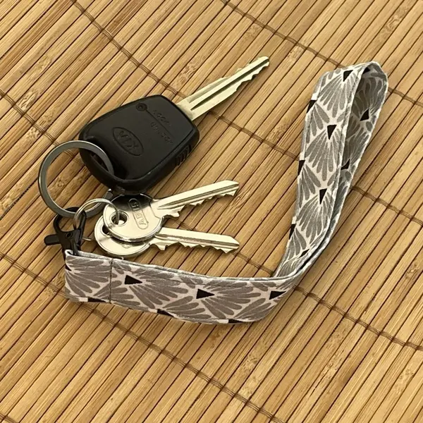 Porte-clés lanière éventails japonais