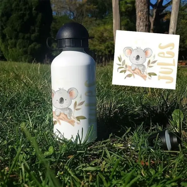 Gourde ou bouteille personnalisée pour enfant modèle Koala