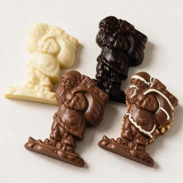Moule chocolat Père noël skieur Patisdécor