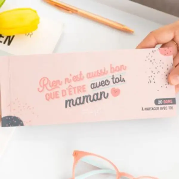 Chéquier de bons à gratter - 20 bons à partager avec maman - Mr. Wonderful