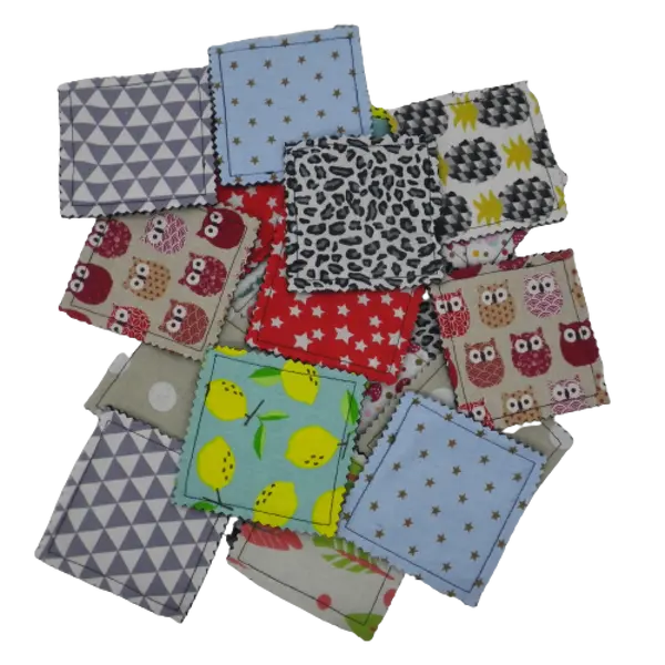 Jeu de paires tissu et feutrine