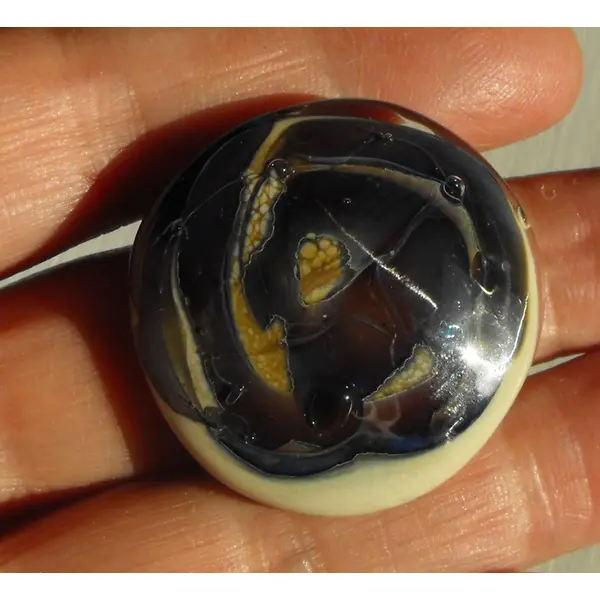 Bague cabochon murano bag.1119