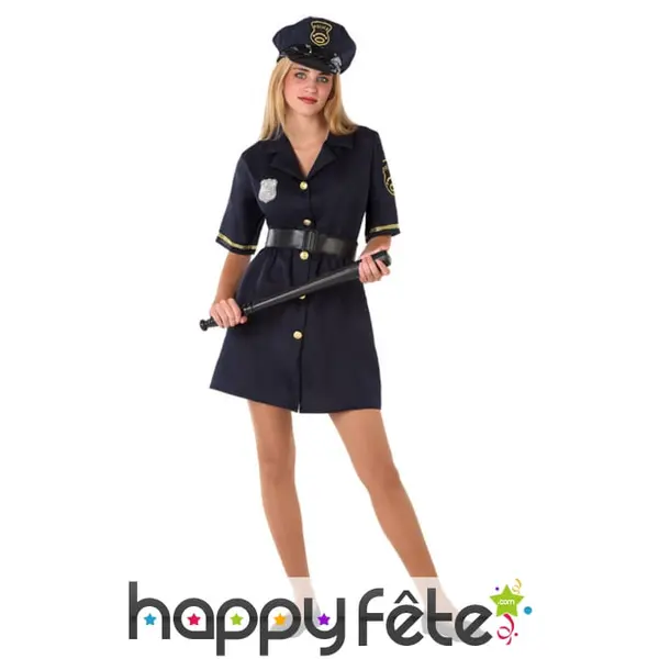 Uniforme de policier pour adolescente