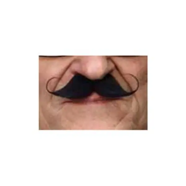 Moustache "Super Dandy" - Noir