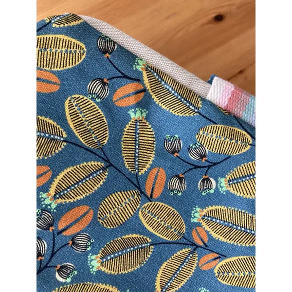 Sac à projet tricot, trousse toilette, format moyen, châle, produits beauté, lingerie, cadeau, femme, fille, tricot