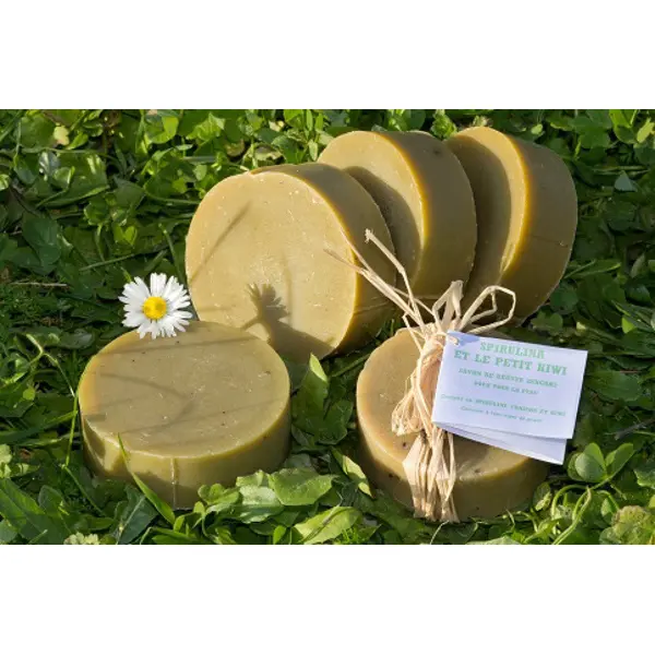 Savon artisanal, "spirulina"