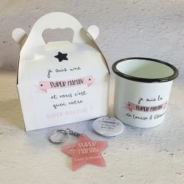 Box Super Maman personnalisé | Cadeau fête des mères