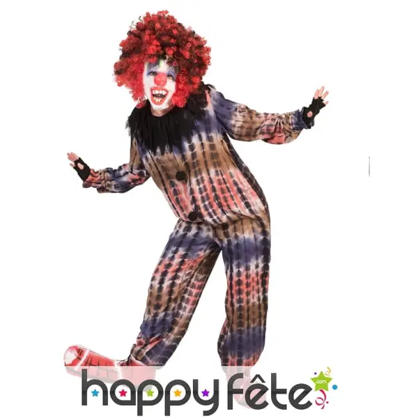 Costume de clown tueur pour garçon
