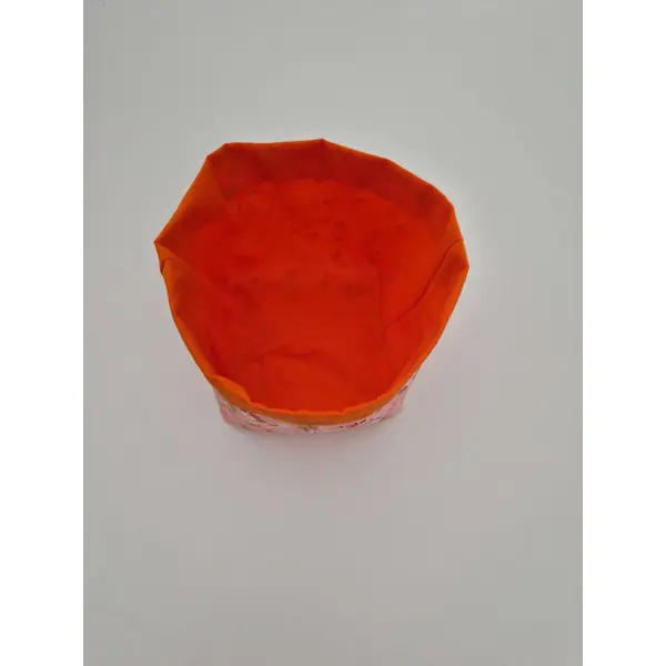 Panier de rangement en tissu - fourre-tout carré de 13,5cm - fait main
