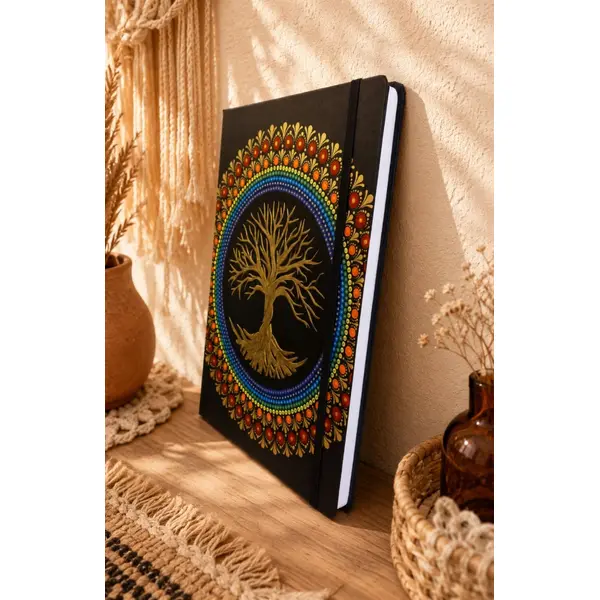 Carnet a4 arbre de vie mandala – 50 pages blanches