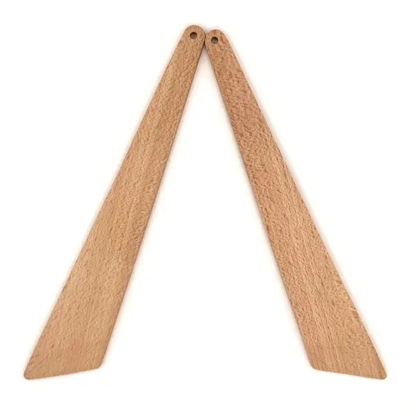Spatule en bois de hêtre naturel, ustensile de cuisine écologique et durable, pour remuer, racler, gratter, touiller, servir, cadeau