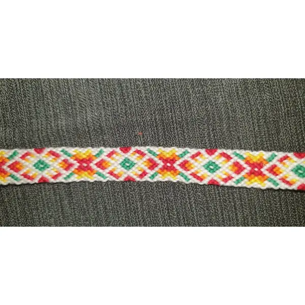 Bracelet brésilien "clarté reggae" blanc