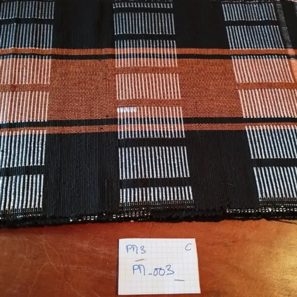 Pm3-003- véritable bande de pagne manjak tissé coton