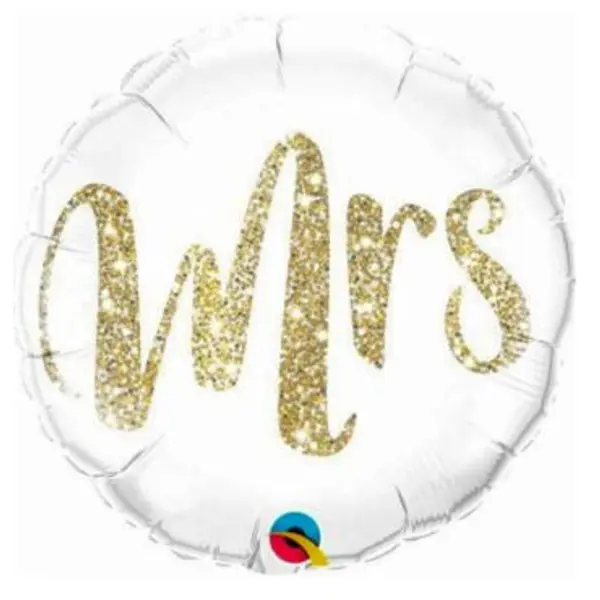Ballon métallisé 46 cm ⌀ - Mrs