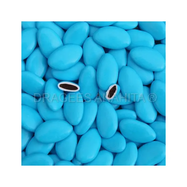 Dragées chocolat Turquoise 1kg