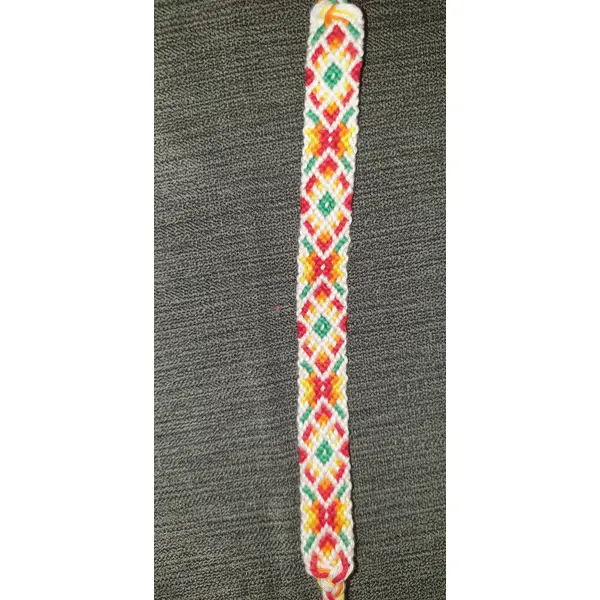 Bracelet brésilien "clarté reggae" blanc
