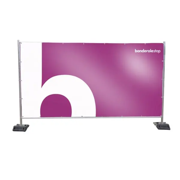 Bache barrière de chantier - PVC Réflechissant