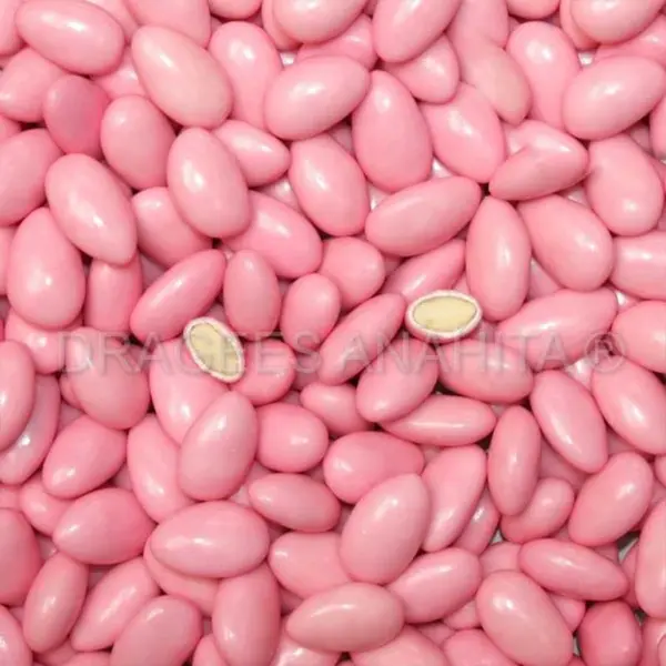 Dragées Amande Rose 43% 1kg