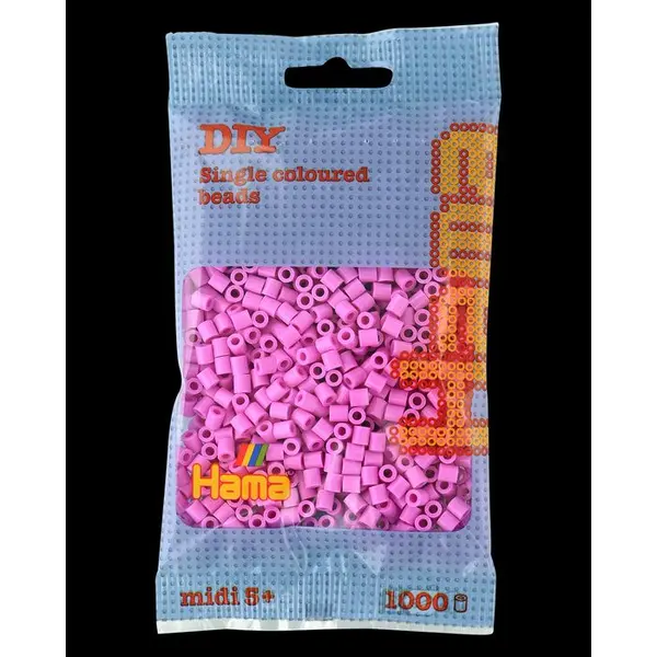 Sachet 1000 perles Midi: rose
