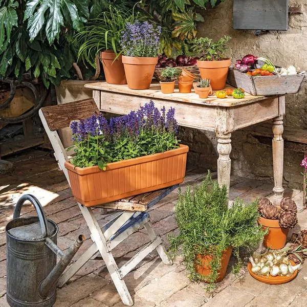 Balconnière Vénézia Cotto L.53xl.20 x H.17 cm