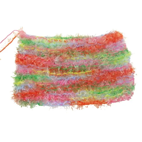 Lot de 4 tawashis ou éponges écologiques couleurs vives