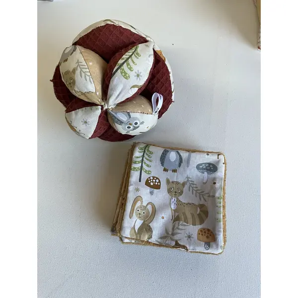 Lingettes bébé lavable+ balle de préhension