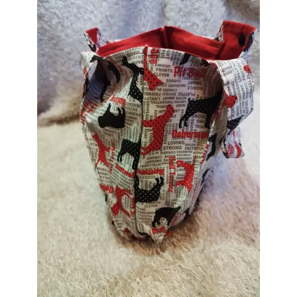 Sac cabas fourre-tout fait main -