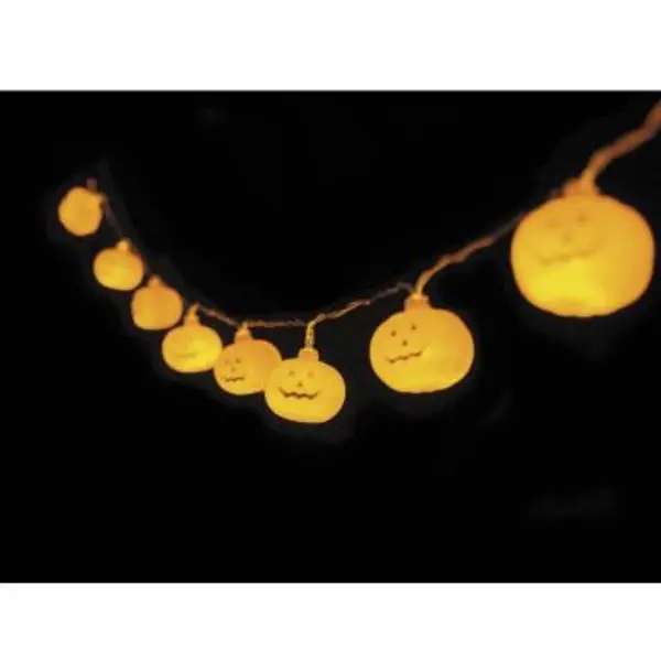 Guirlande Lumineuse 10 Citrouilles - 1,5 m