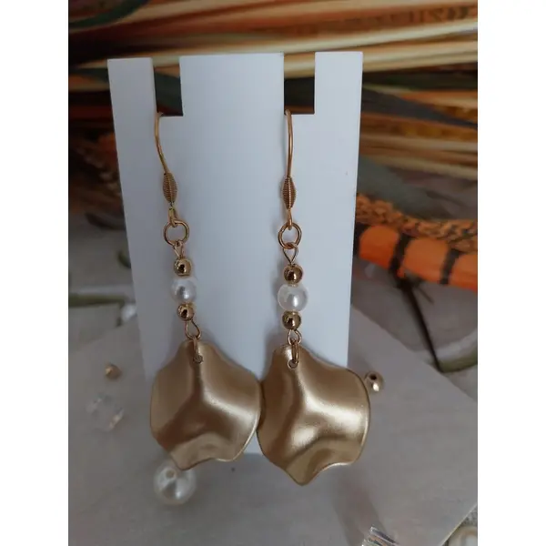 Boucles d oreilles acier inoxydable.