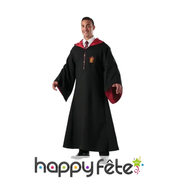 Robe de sorcier Gryffondor pour adulte, deluxe