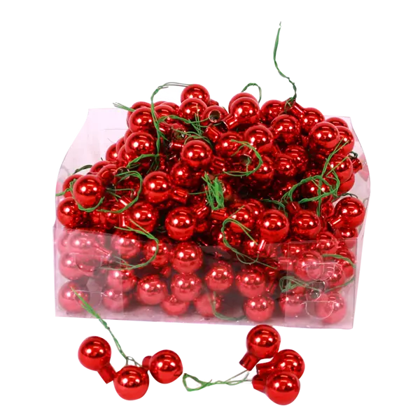 Boules de Noël classiques rouges