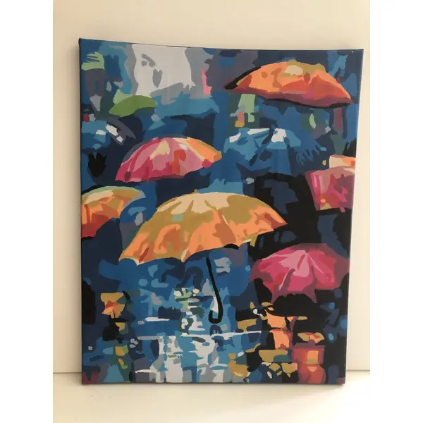 Tableau toile tendue peinture acrylique réf 9079