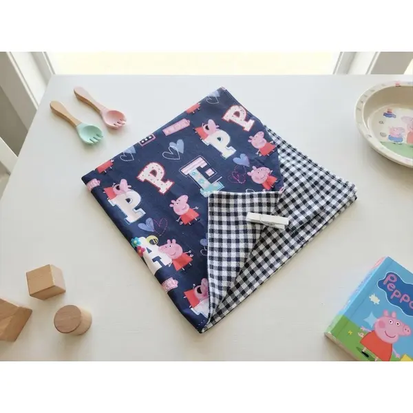 Serviette de table pour enfants peppa pig