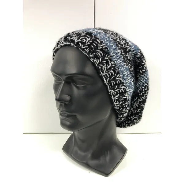 Bonnet homme tricoté main réf 6313