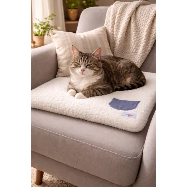 Tapis pour chat moelleux et lavable