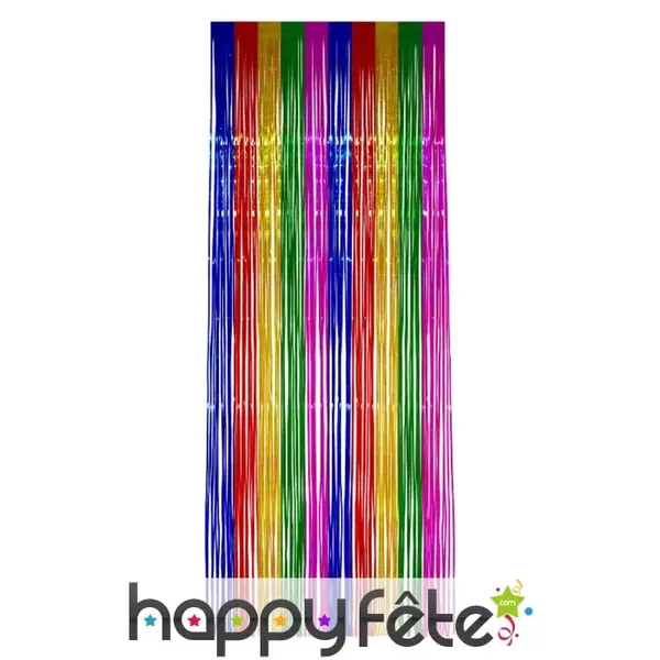 Rideau à lamelles arc-en-ciel, 91 x 244 cm