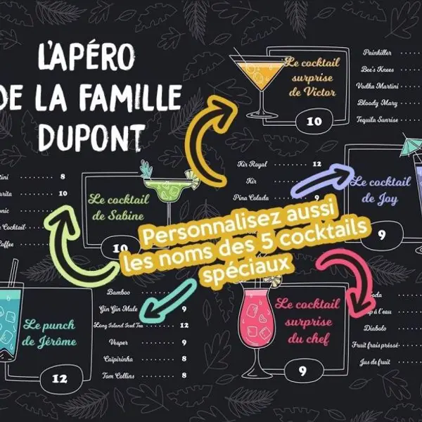 Planche apéro personnalisée