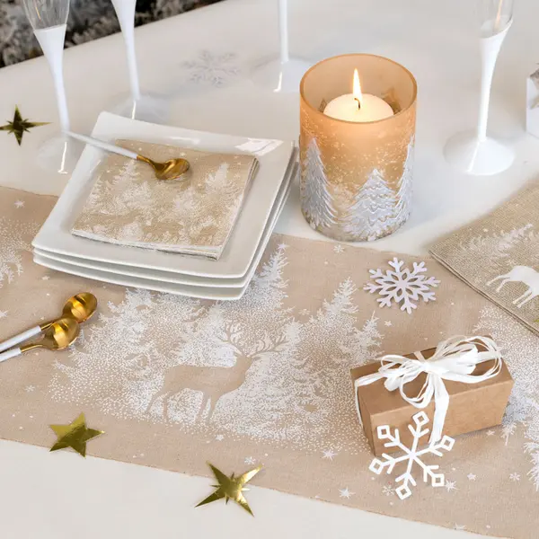 Chemin de Table Noël Naturel