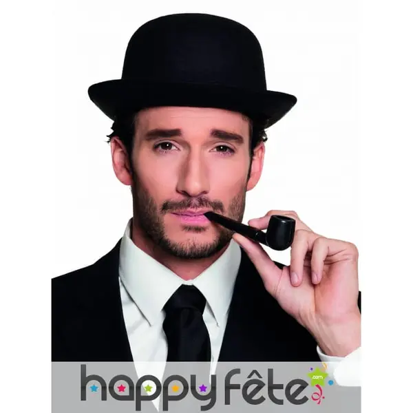 Fausse pipe noire de 15cm