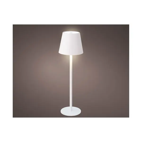 Lampe de table rechargeable blanche