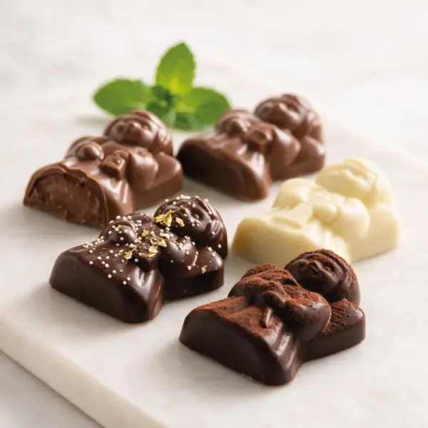 Moule chocolat 3 Anges assortis Patisdécor