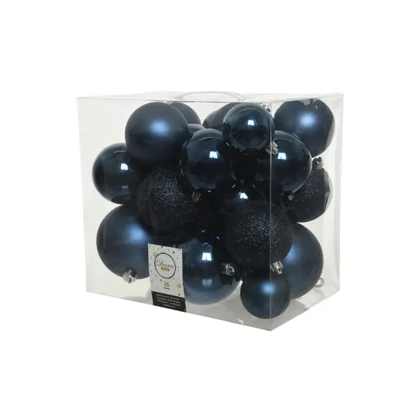 26 Boules incassables bleues