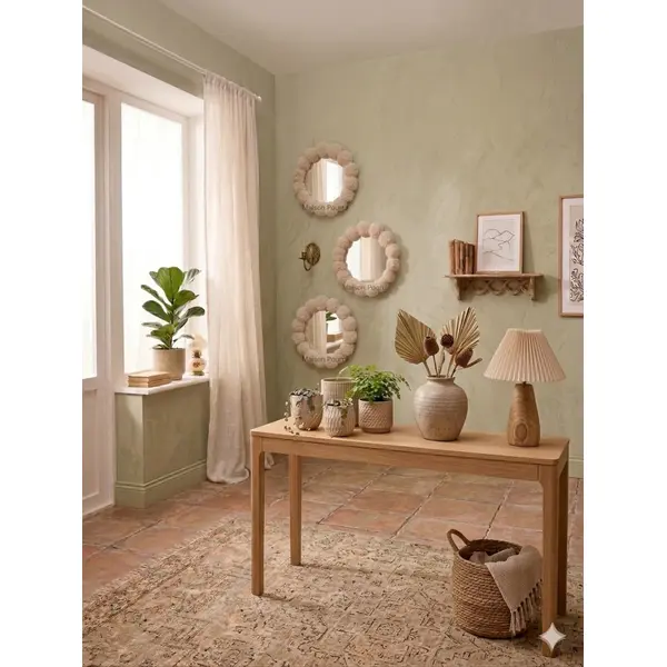 Miroir pompons