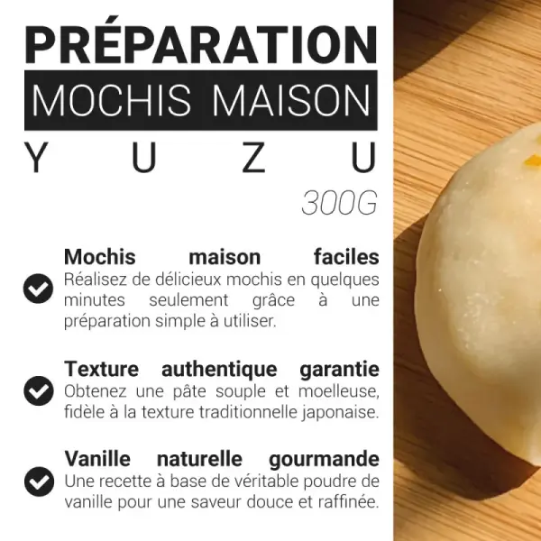 Préparation mochis maison yuzu - 300 g