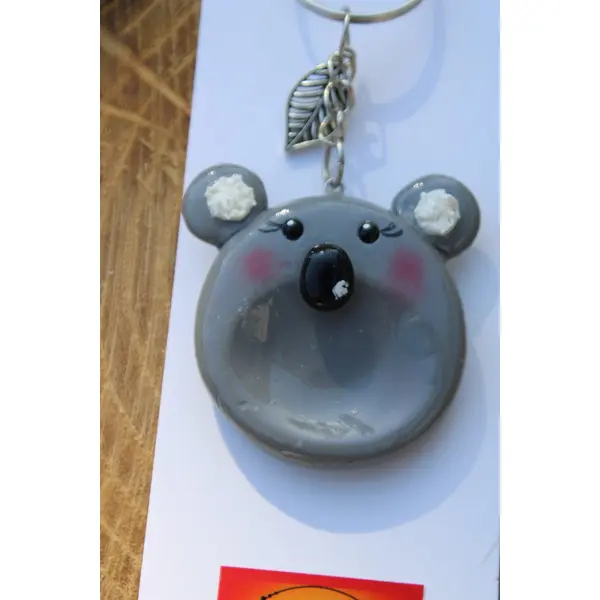 Worry stone porte clés