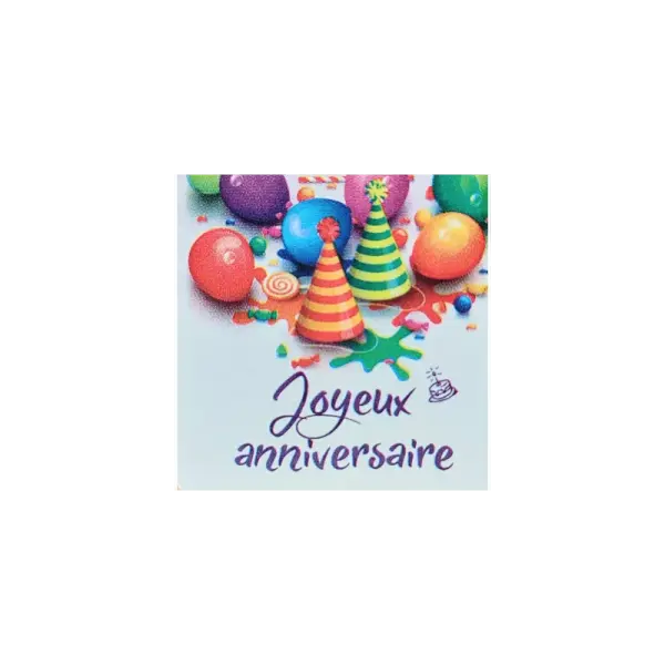 Etiquette adhésive "Joyeux Anniversaire" (x500)