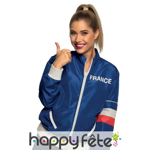 Veste pour supportrice de l'équipe de France
