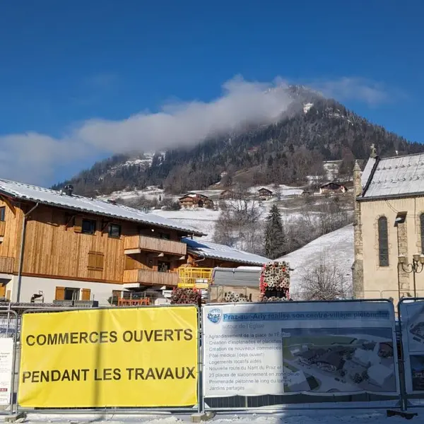 Bâche barrière de chantier - PVC plein