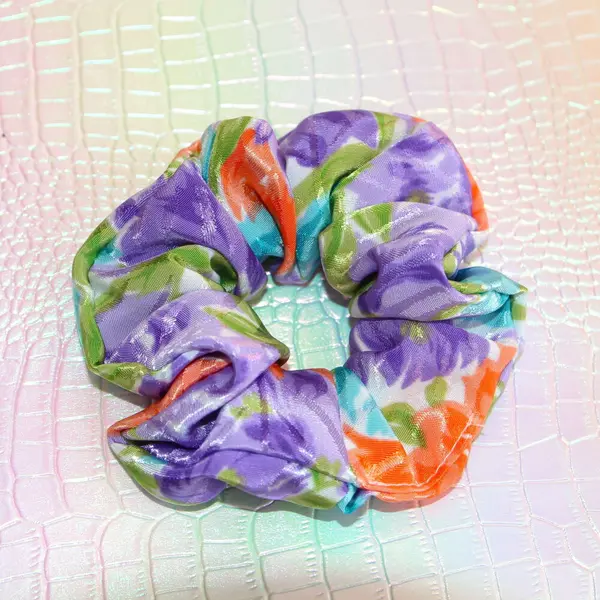 Chouchou en satin anti-nœuds pour cheveux fragiles et bouclés accessoire de coiffure