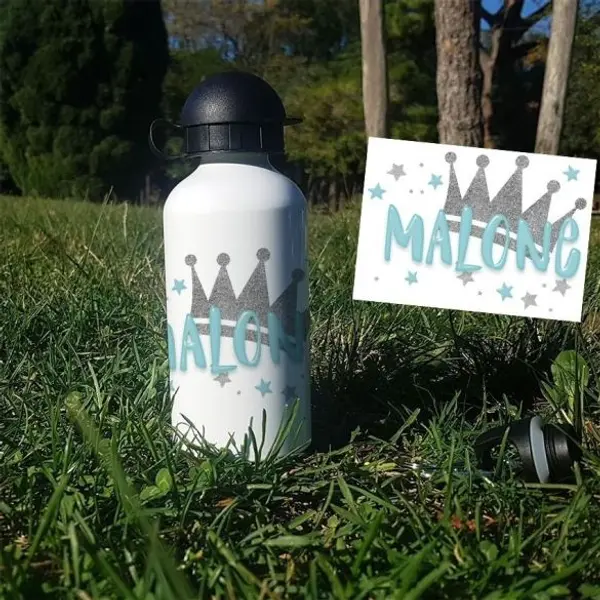 Gourde ou bouteille personnalisée pour enfant modèle Prince